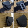 ROCOTACTICAL Molded Handcuff Case w/360 Degree Rotating Belt Clip, Hidden