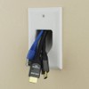 DataComm Electronics 45-0001-LA 1-Gang Recessed Low Voltage Cable Wire Pass