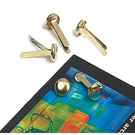 Whitecroft Paper Fasteners Brassed Steel 20mm Ref 36631 [Pack of 200]
