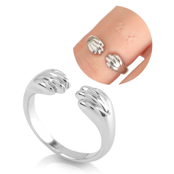 KERU Cat Ring, Paw Ring, Residue Marks, One Size Fits