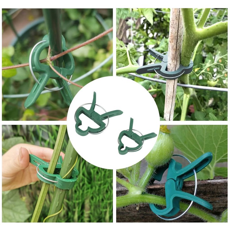 zalati Plant Clips 60pcs Climbing Plant Supports Holders for Flower