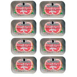 Dr. Doolittle’s Sugar Free Pastilles with Stevia for Voice and Throat, Grapefruit Flavor, 2.12 Ounce Tin, approximately 25 Count Package, 8 Pack
