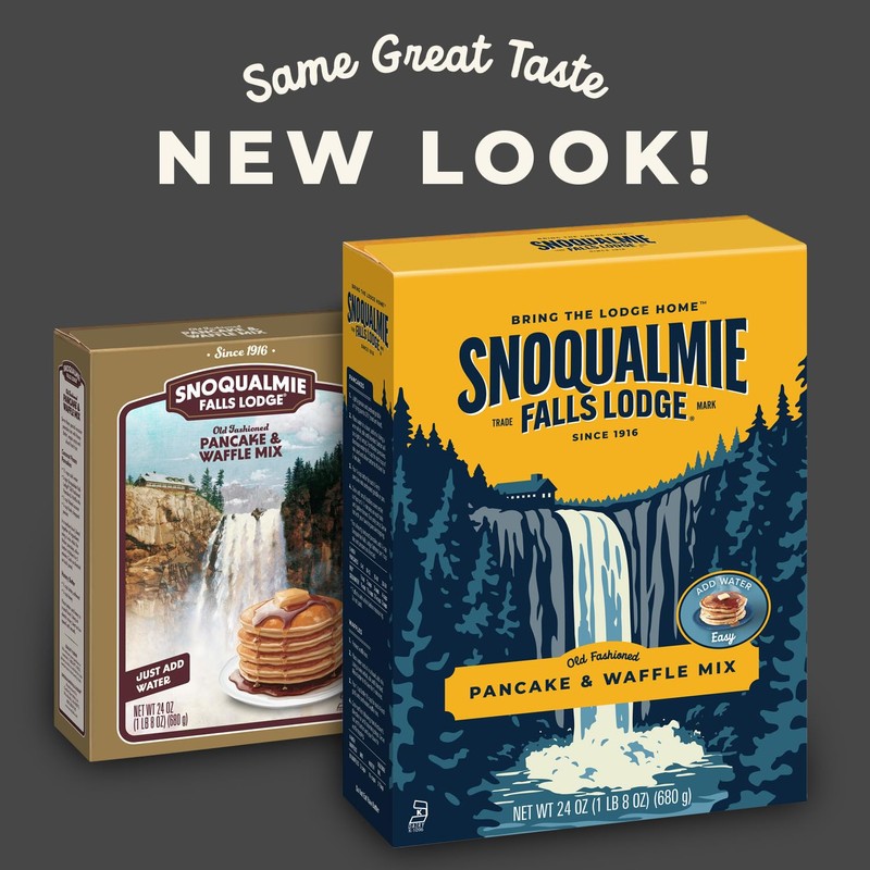 Snoqualmie Falls Lodge Old Fashioned Pancake & Waffle Mix, 24
