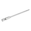 sourcing map T10 Security Torx Bit 1/4" Hex Shank 4"