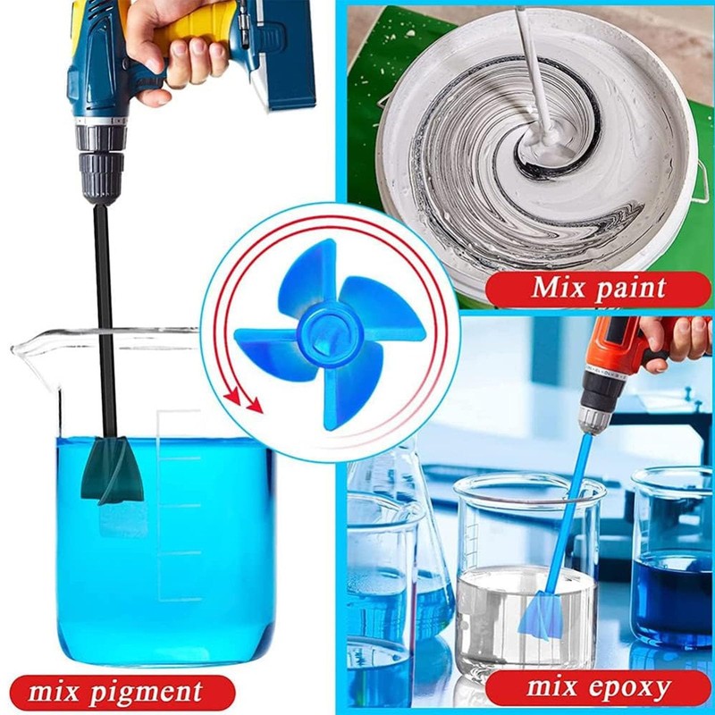 6 Pack Drill Mixer Attachment for Drill, Efficient Mixing Tools,