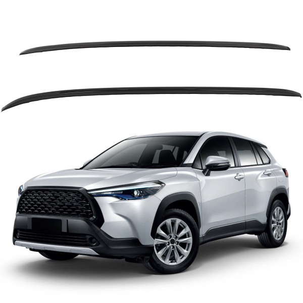 Flatroad Black Roof Rack Side Rail For 2022-2023 Toyota Corolla