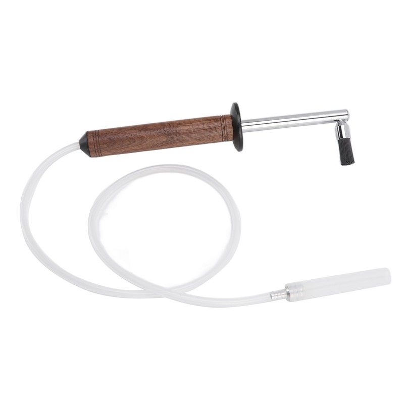 Coffee Machine Cleaning Brush High Temperature Resistance Wood Handle Replaceable