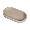 B Baosity Soap Dispenser Tray Vanity Tray Oval Shape Sleek