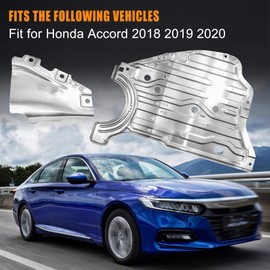 SHOZHO Engine Splash Guard Shield Under Fit for Honda Accord 2018 2019 2020 2021 2022 Replace# 74116-TVA-A00 74116TVAA00 Car Shield Cover Aluminum Engine Case Guard