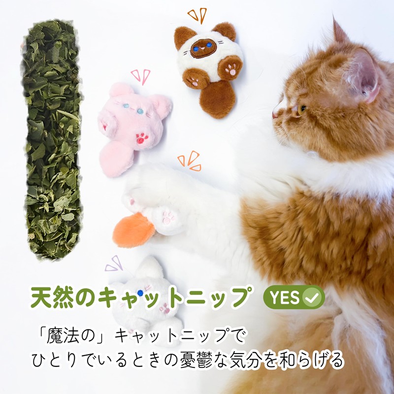 (Six Meow) Cat Toy, Popular Cat Play, Chewing Toy, Cute