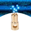 10 Pcs 6mm Banana Plug Gold Plated Male Connector Adapter