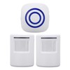 Wireless Doorbell Alarm Motion Sensor Detector Alert with 2 Sensor