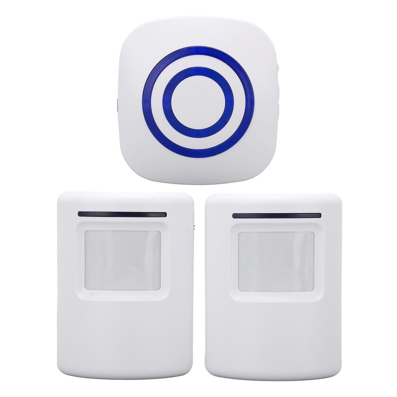 Wireless Doorbell Alarm Motion Sensor Detector Alert with 2 Sensor