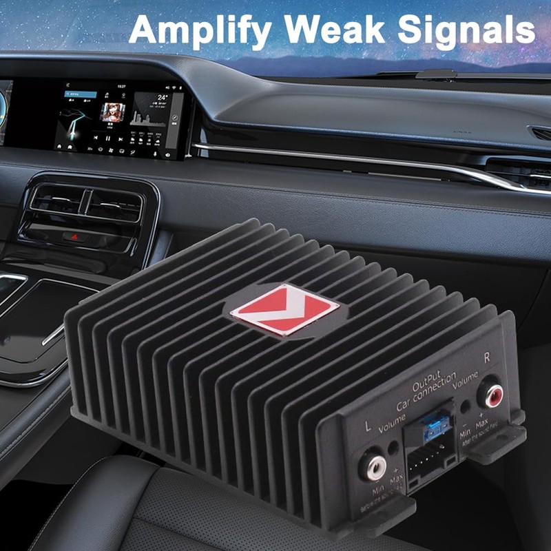 GoolRC 4-Channel Full-Range Amplifier, 80Wx4 Audio Modification Power Amplifier Digital