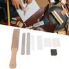 Leather Stropping Kit Complete Tools Double Sided Leather Paddle Honing