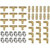 1/2" Pex Fittings, 48Pcs 1/2 Inch Pex Fittings Combo with