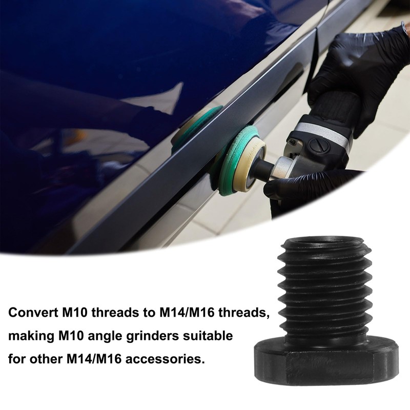 sourcing map 2pcs M10 Female to M14/M16 Male Adapter Polisher