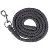 PFIFF 102963 Lead Rope with Carabiner Hook, Plain Knit, Grey,