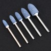 100Pcs Polishing Stone Head Grinding Wheel Burr Bit for Grinder