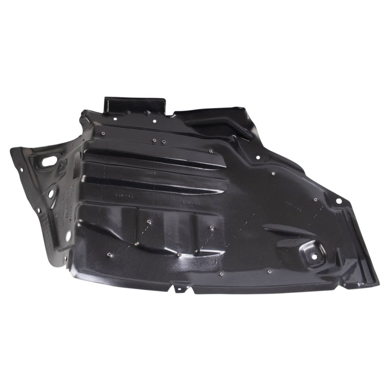 TRQ Front Right Forward Inner Fender Liner Black Passenger Side