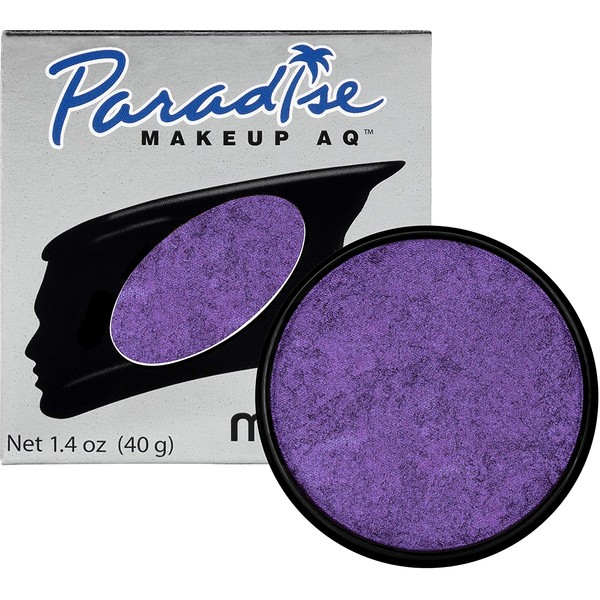 Mehron Makeup Paradise Makeup AQ Face & Body Paint (1.4 oz) (Brillant Violine Purple)