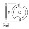 Trend SL/B Slotter 2.0mm kerf 1/4 bore, Silver