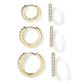 ZKSXOA Hoop Earrings Gold-Plated Small Hoop Earrings for Women Small CZ Cartilage Small Hoop Earrings Multiple Piercing Hoop Earrings Sleeping 8/10/12 mm, Gold, Stainless Steel, No Gemstone