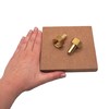SKIR'CO 2 pcs Female Thread Barb Brass Fitting 1/2" x