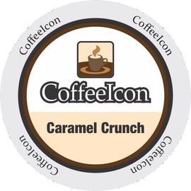 Caramel Crunch Flavored Coffee, 24 count Single Serve Pods, Keurig Compatible