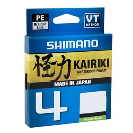 SHIMANO Line Kairiki 4 300 m 0.20 mm 13.8 kg M Green Fishing Rod with Balanced Feel