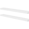 Casafoyer Wall Shelves 4 pcs White 39.4"