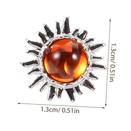 FOMIYES 1 Pair Moonstone Earrings Bohemian Stylish Ear Jewelry for Women Accessory for Daily Wear and Special Occasions