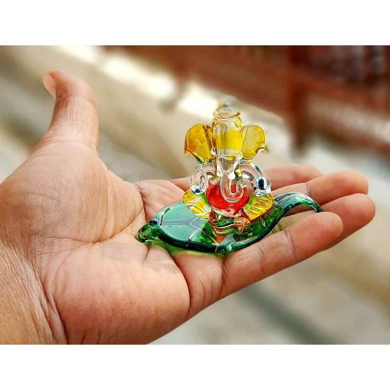 StonKraft ガネーシャ ガネーシャ ムルティ アイドル 像 彫刻 (2.5インチ) カーダッシュボードアイドル |