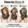 Fleece Balaclava for Winter Outdoor Use – Unisex Polyester Face