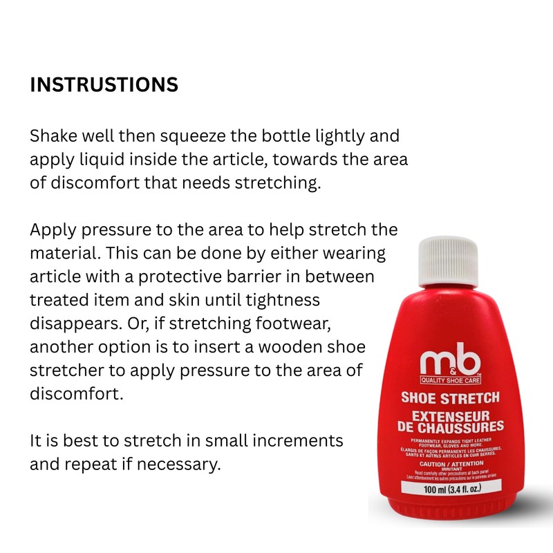Moneysworth & Best | Shoe Stretch Liquid Formula | Works