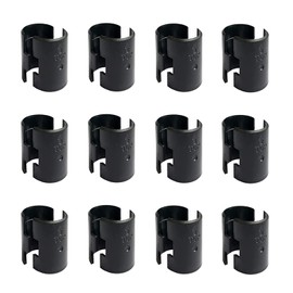 Wire Shelf Clips Shelving Sleeves - 24 Pack Shelf Lock Clips for 1" Post- Shelving Sleeves Replacements for Wire Shelving System