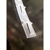 10 x Fast Load Merchandising Strip, Translucent Moulded Clip Strips