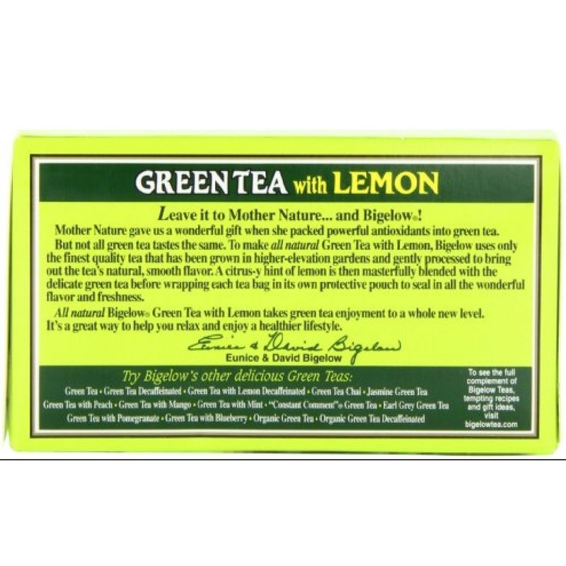Bigelow Tea Grn Lemon 20bg (Pack of 3)