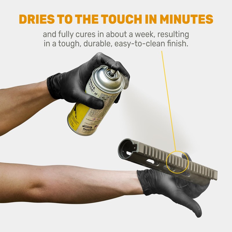 Brownells Aluma-Hyde II Epoxy Based Firearm Finish Spray Coating Protection