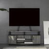 COMPAQ Universal TV Stand - Minimalist Adjustable Height TV Stand