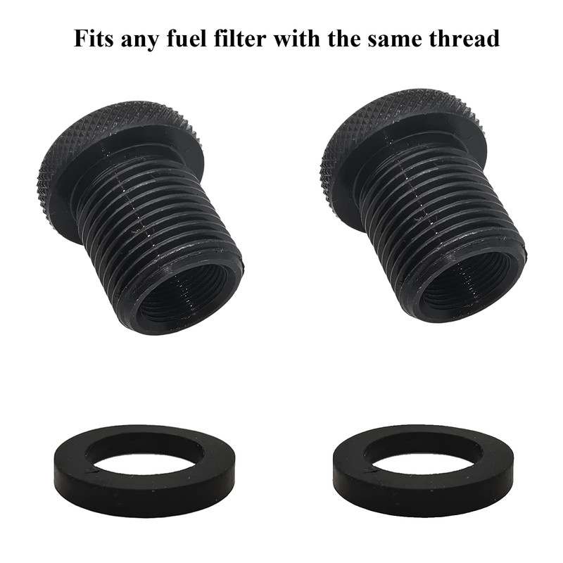 2 Pack Thread Adapters and Washers, 1/2 * 28-3/4 *