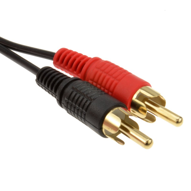 kenable 3.5mm Stereo Jack to 2 RCA Phono Plugs Audio