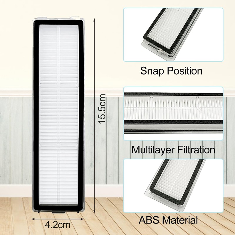 LOOHAOC Replacement Parts Kit HEPA Filter Compatible with Dream e