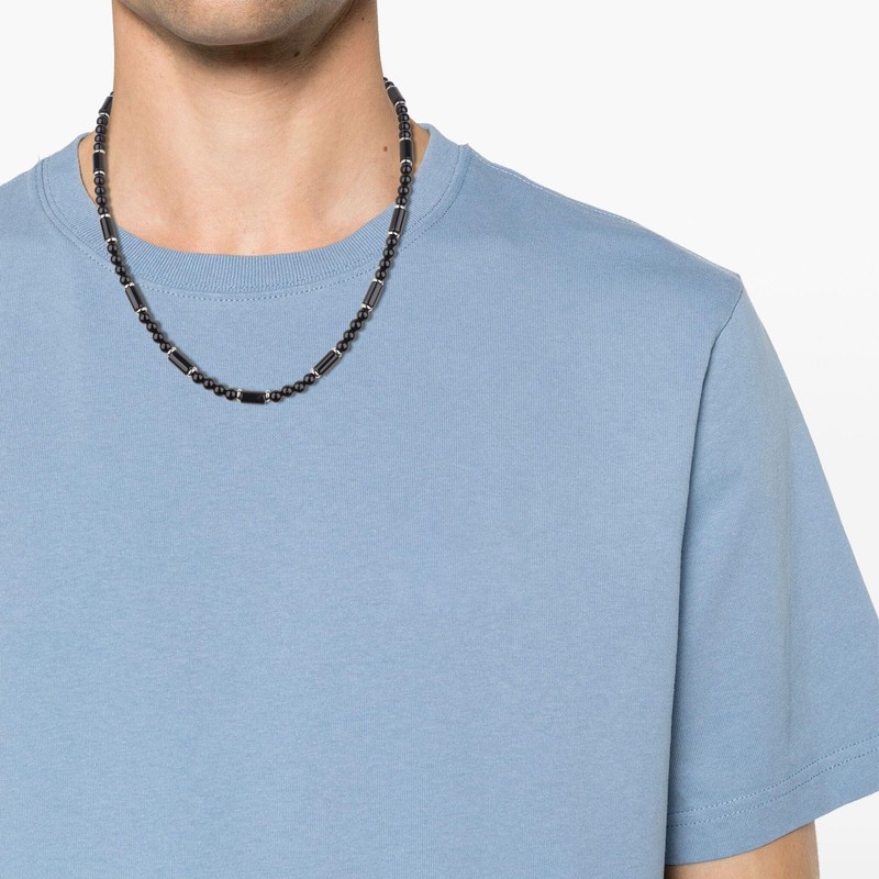 GAVU Onyx Tiger Eye Power Stone Necklace, Men's, 55 cm,