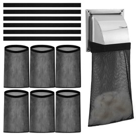 6Pcs Dryer Vent Lint Catcher Bags, Lint Trap Catcher for Dryer Vent for Outside
