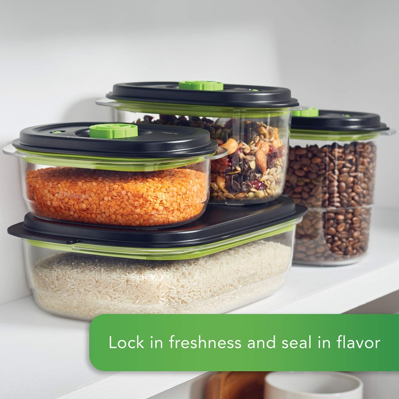FoodSaver Preserve & Marinate Vacuum Containers, 10 Cup, BPA-Free, Dishwasher