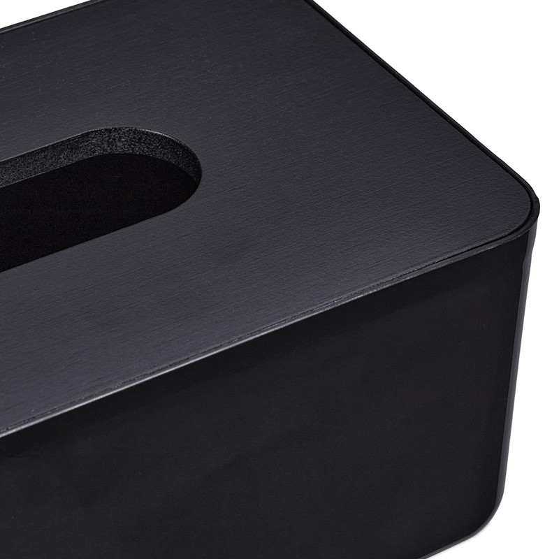 Relaxdays Tissue Box with Lid for Bathroom, Tissue Box, Modern