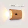 Step Light Wall Sconce Beech Wood Motion Dusk to Dawn