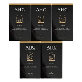 AHC Masters Air Rich Sun Stick 22g (SPF50+) 5 Pieces / Circle / AHC 마스터즈 에어 리치 선스틱 22g(SPF50+) 5개  써클