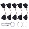 Ignition Keys for JCB Heavy Equipment 10 Packs for JCB